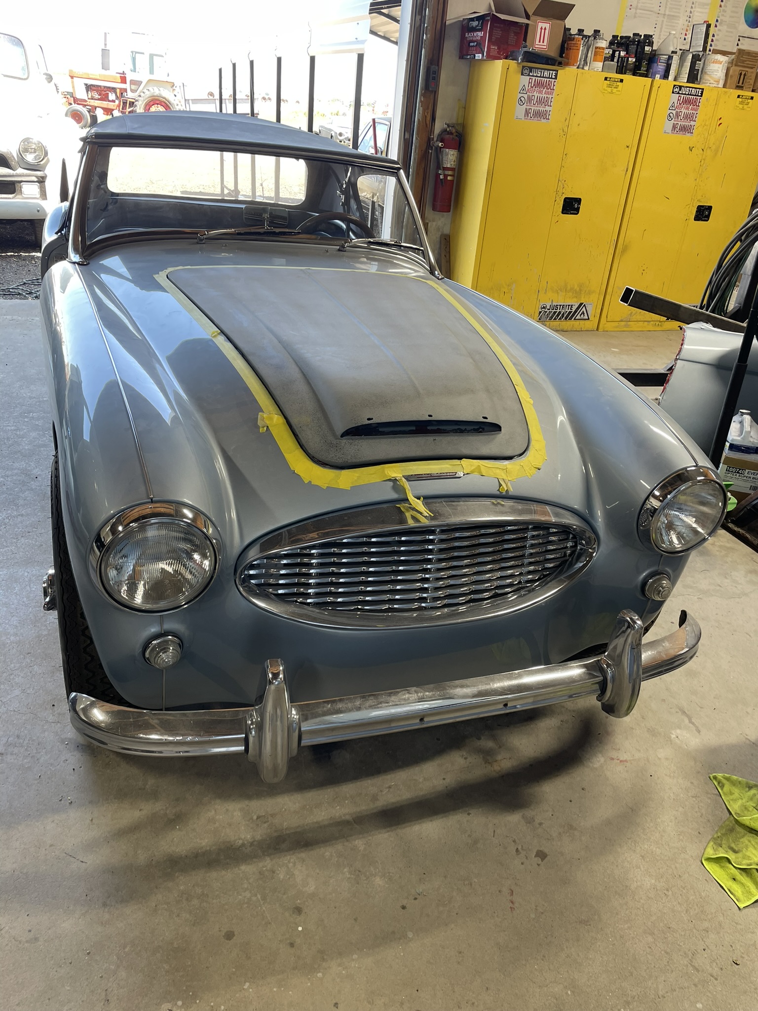 Austin Healy progress picture